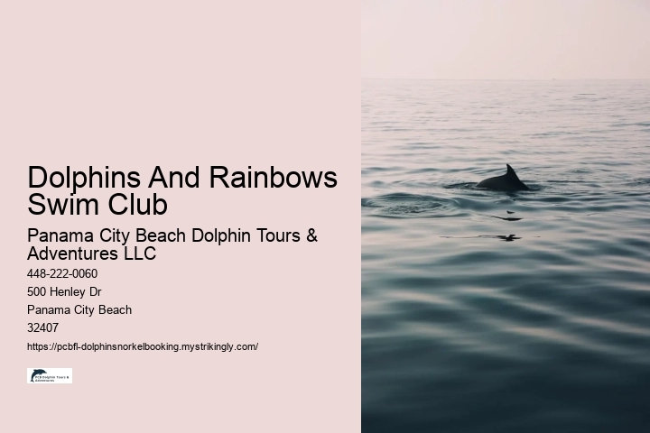 Dolphins And Rainbows Swim Club